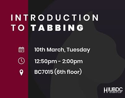 Introduction to Tabbing, design project on Behance