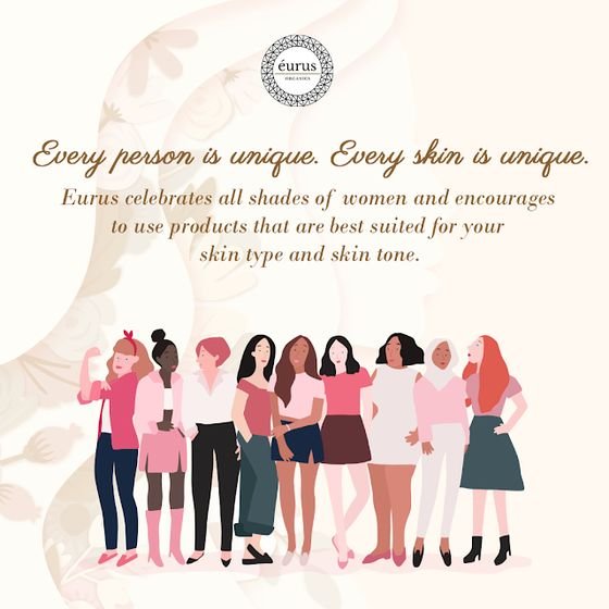 Eurus skincare social media posts