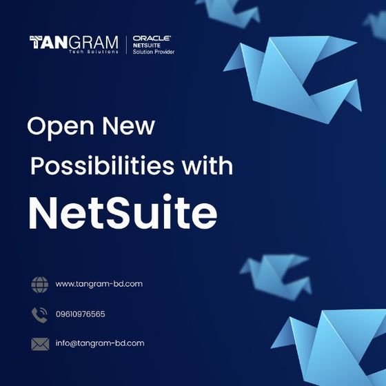 Tangram Tech Solutions social creatives for Oracle NetSuite