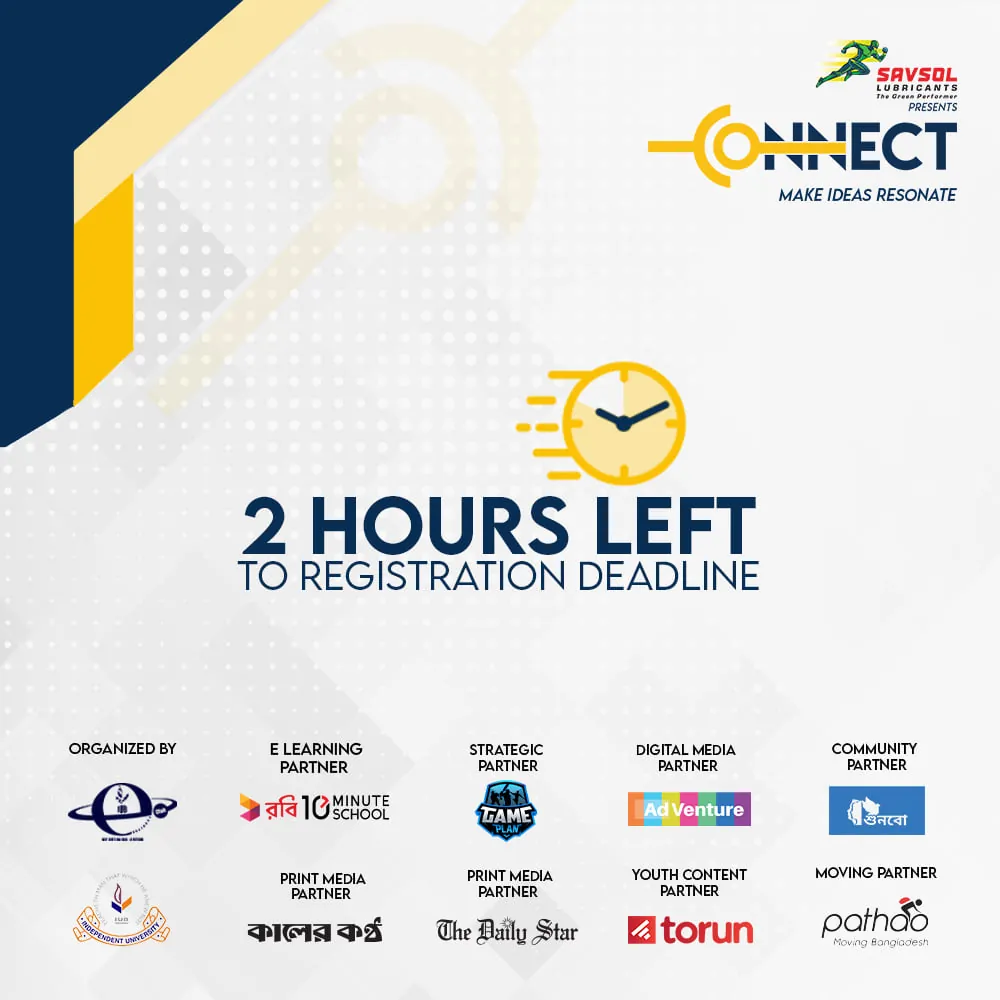 The final registration countdown