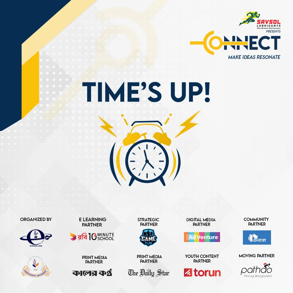 Time is up
