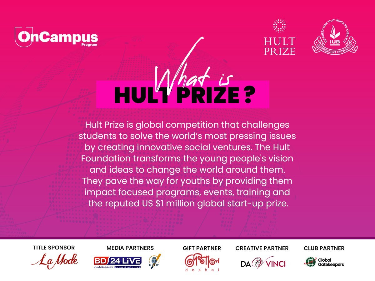 Hult Prize at IUB branding material 51