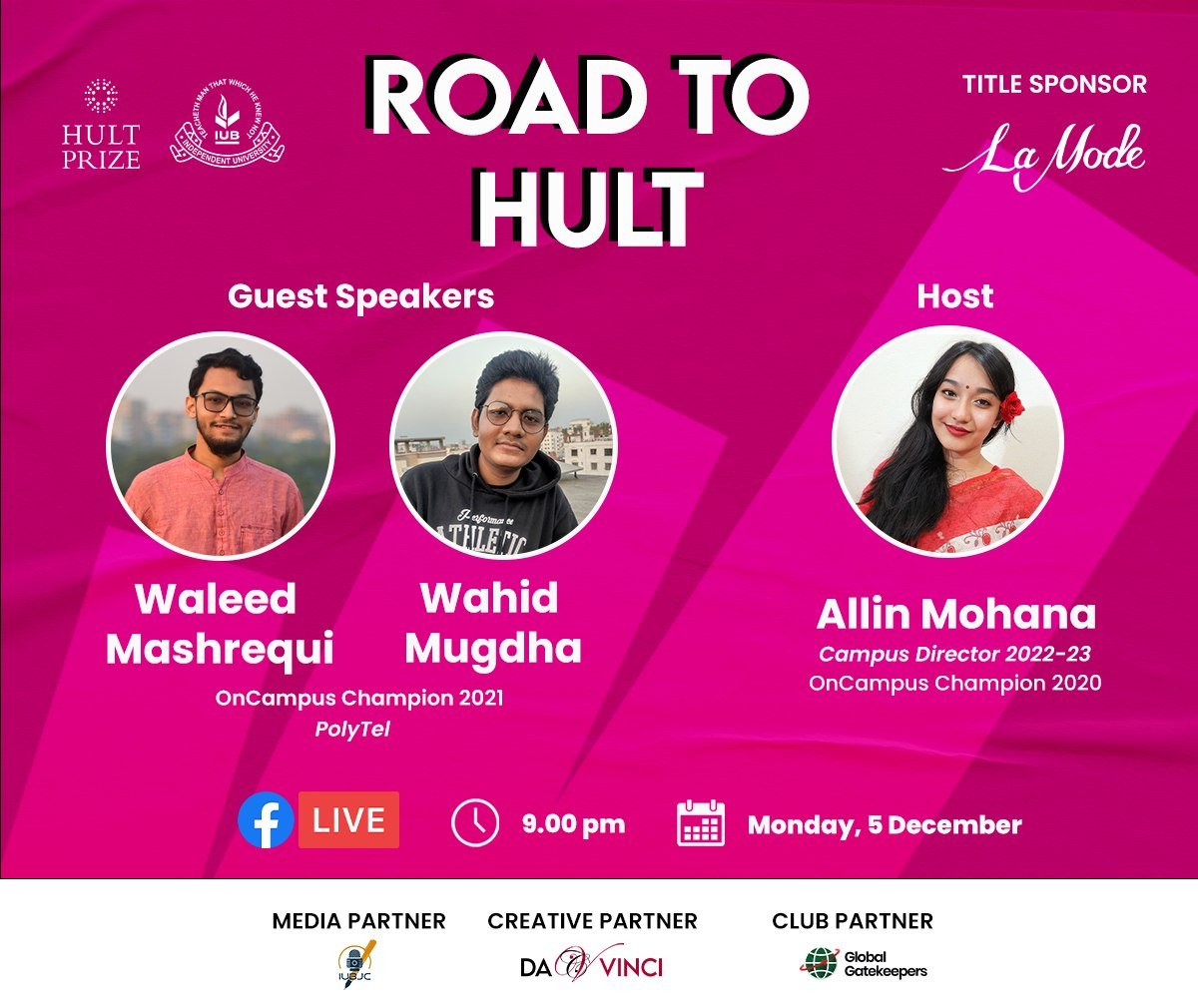 Hult Prize at IUB branding material 7