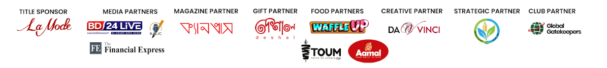 Hult Prize at IUB 2023 title sponsor, media, magazine, gift, food, creative, strategic and club partners