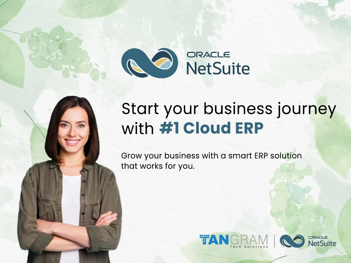 Tangram NetSuite campaign artwork 1: A smarter start with cloud ERP