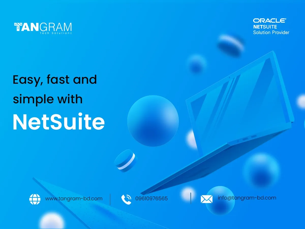 Tangram NetSuite campaign artwork 3: Speed meets simplicity