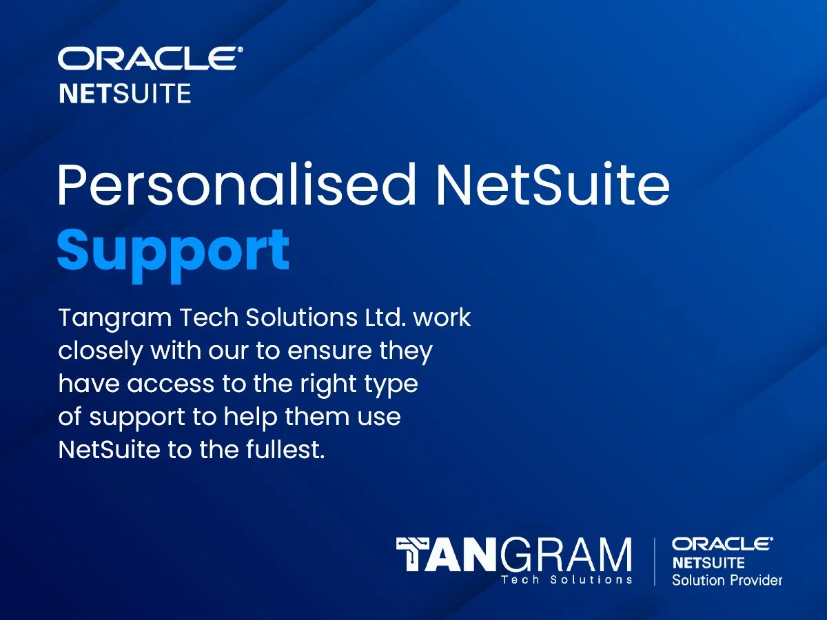 Tangram NetSuite campaign artwork 4: Support that feels personal